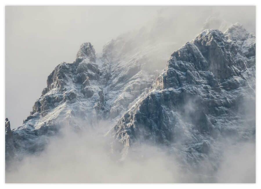 Berglandschaft in Innsbruck Poster Querformat