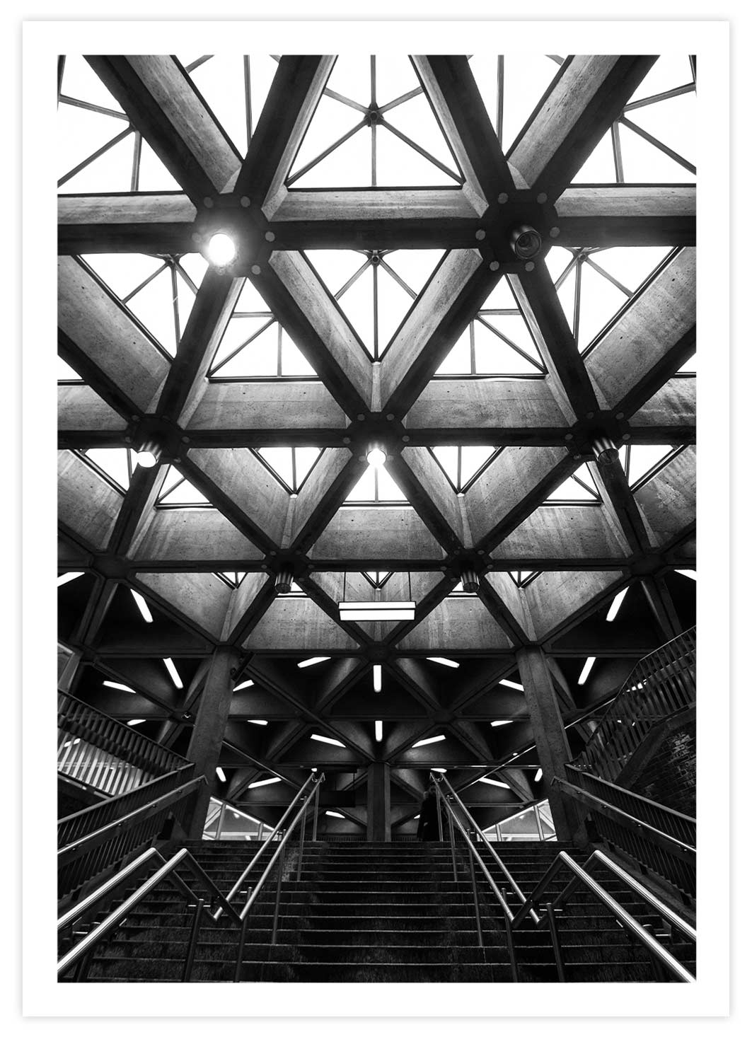 Black&White Beton Architektur Poster