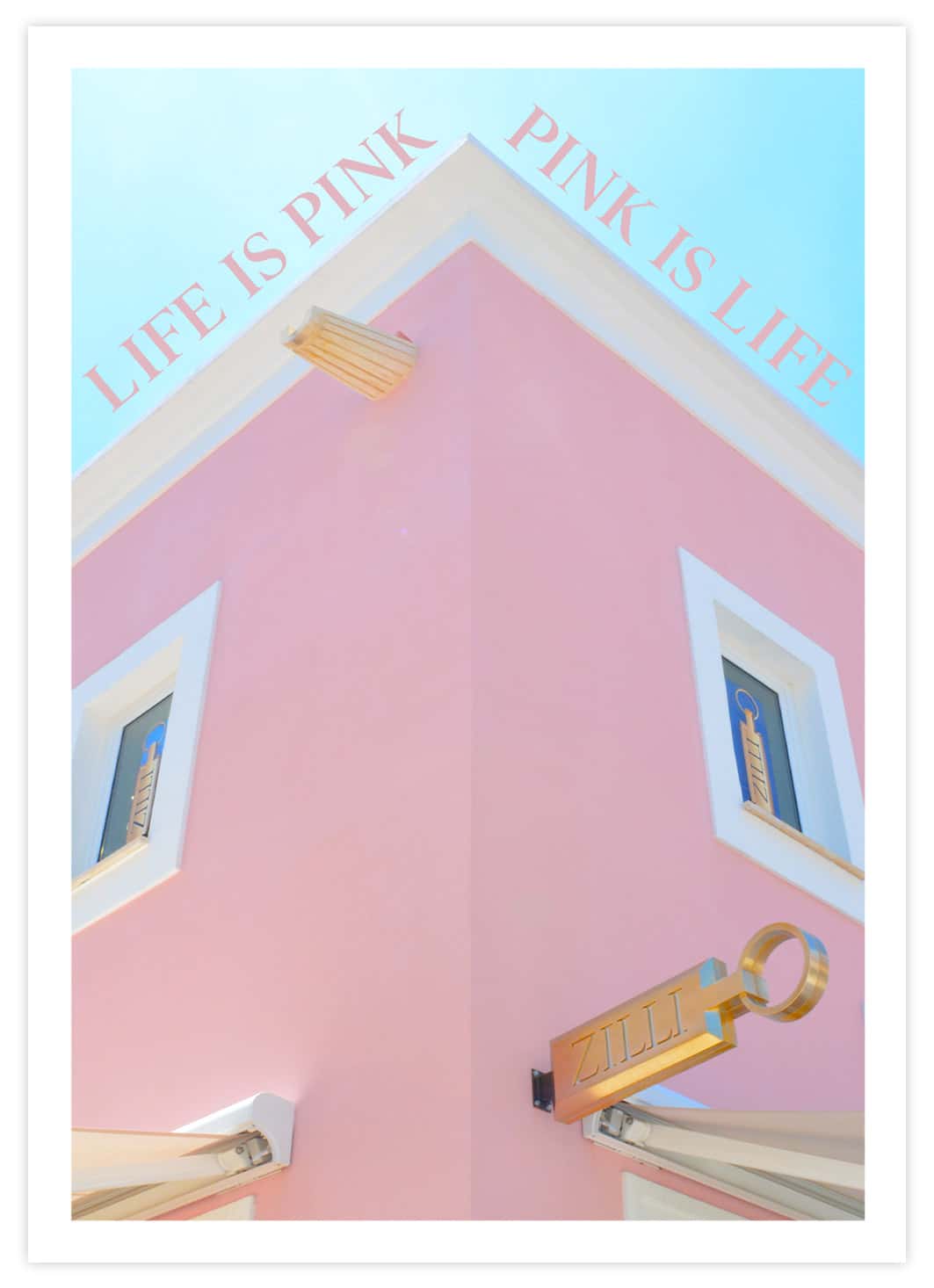 Life is Pink & Pink is Life Poster