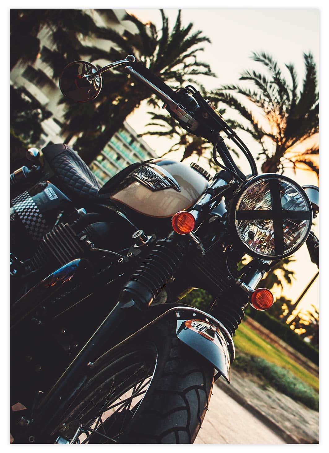 Triumph Motorrad Poster