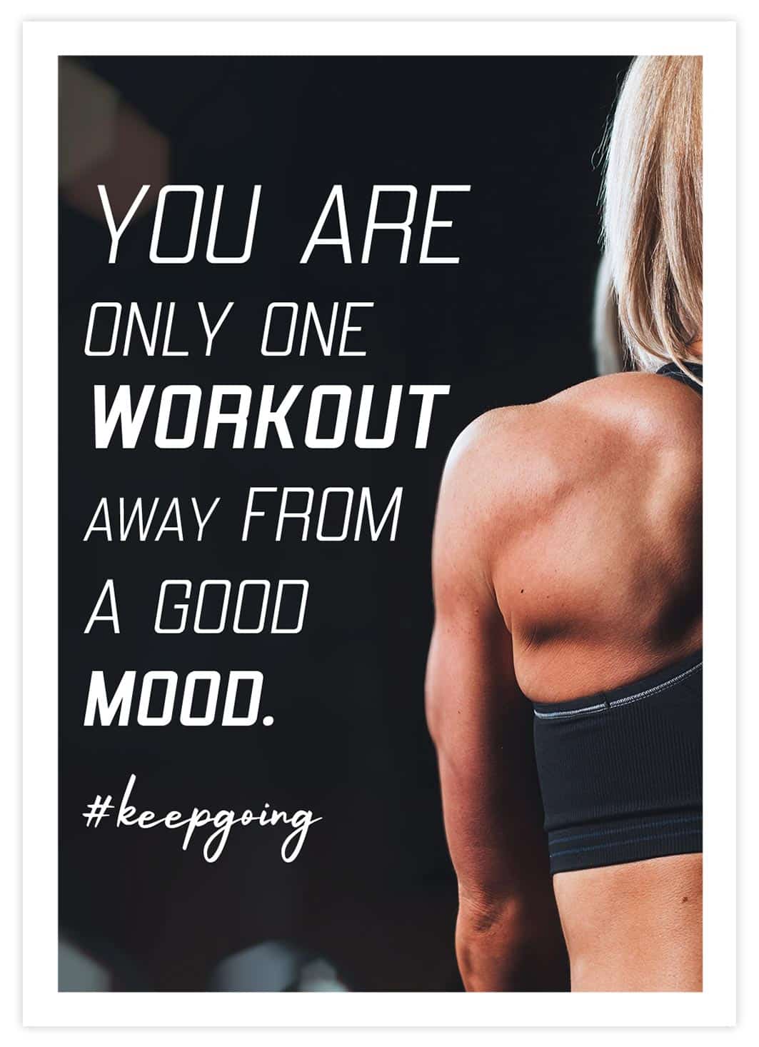 Good Mood Workout Poster